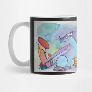 Rainbow Dragon :: Dragons and Dinosaurs Mug